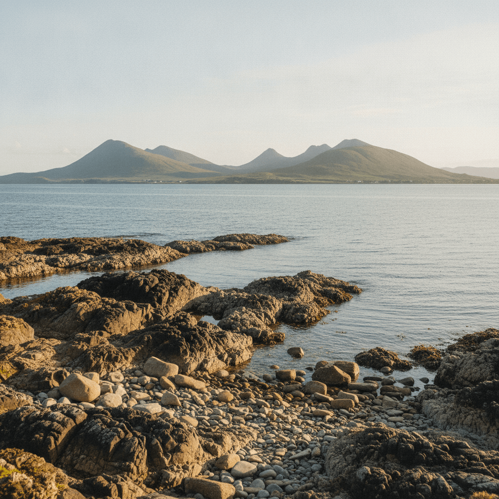 The Islay coastline near Bunnahabhain